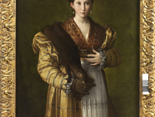 Francesco Mazzola, dit Il Parmigianino, Portrait de jeune femme, dit aussi Antea. 1524 –1527. Huile sur toile, 136 x 86 cm. 