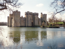 Bodiam castle from the north